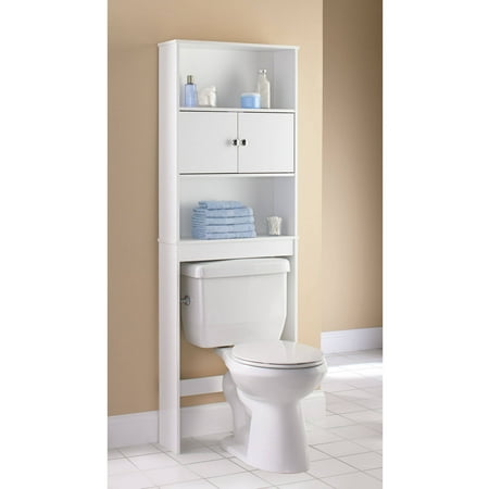 mainstays bathroom space saver, white