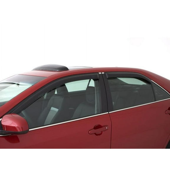 Auto Ventshade (AVS) by RealTruck Outside Mount Ventvisor / Window Deflectors | Compatible with 2020-2024 Toyota Corolla (Excludes Hatchback), 4 pcs. | Smoke-94718