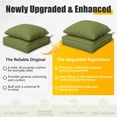 thumbnail image 6 of Kimunuk 4 Set Outdoor Cushion for Patio Furniture, 22" L X 22" W X 4" H Waterproof Outdoor Deep Seat Cushions with Tie for Patio Chair, Light Green, 6 of 8