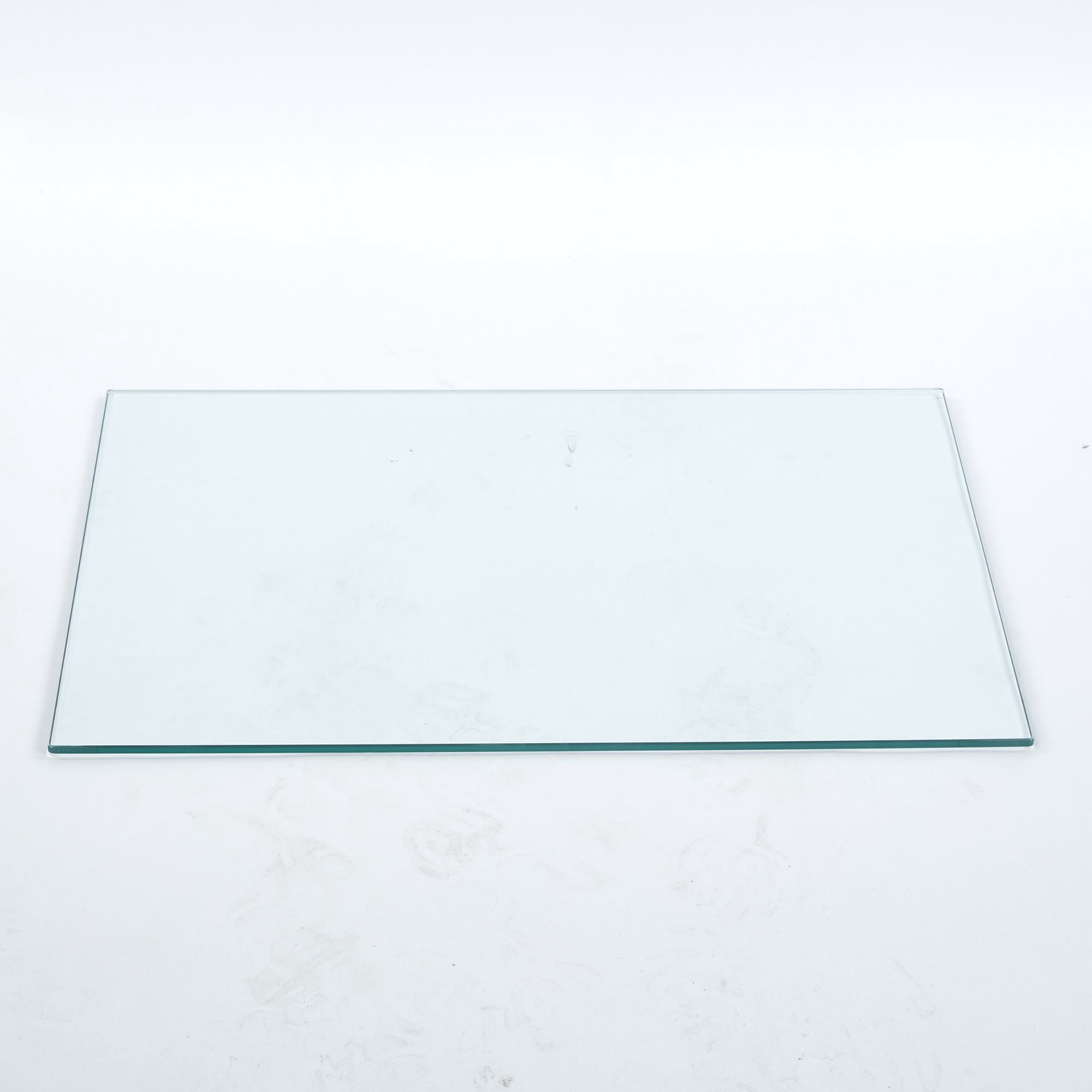 MAYEERTY 35.4*23.6in Rectangle Tempered Glass Top for Dining Coffee Table, Clear