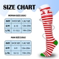 thumbnail image 6 of 7 Pairs Christmas Compression Socks for Men & Women 15-20 mmhg Graduated Athletic for Running Nurses Shin Splints Flight Travel, 6 of 7