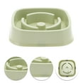 thumbnail image 3 of Unique Bargains 1 Pc Lightweight Water Dog Bowl for Indoor and Outdoor Plastic Green, 3 of 4