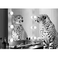 thumbnail image 2 of Lauren, Julian 24x18 White Modern Wood Framed Museum Art Print Titled - Wild Beauty (BW), 2 of 4