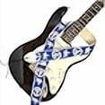 thumbnail image 3 of Ace Vintage Reissue Sangle de Guitare - Paix & Colombe, Bleu, 3 of 4
