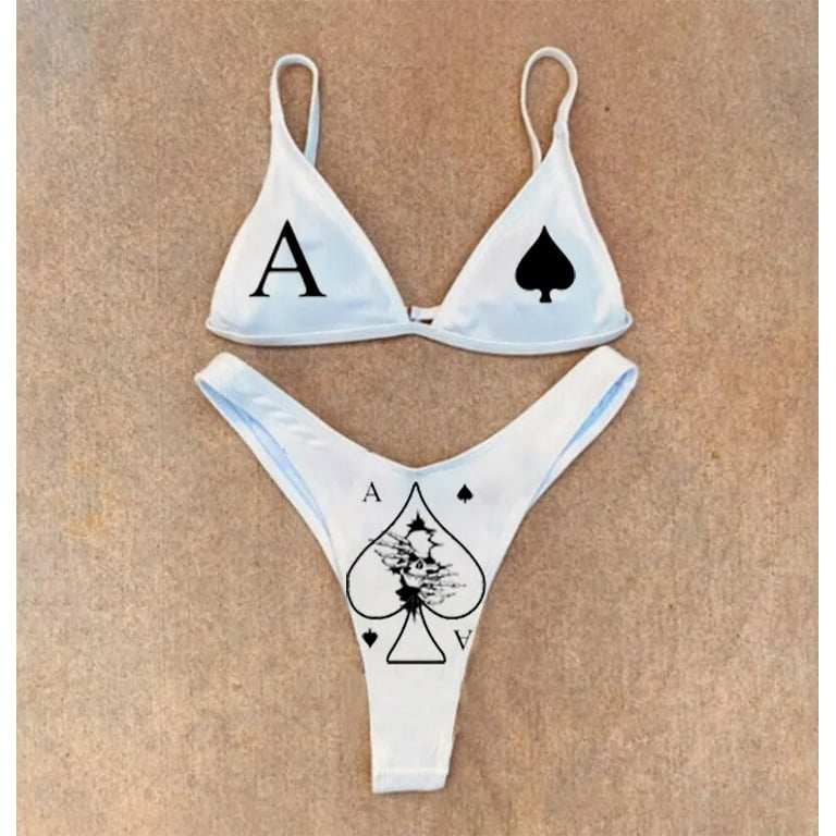 Women's sexy sling two-piece high waist white split pants Women's sexy sling two-piece high waist white split pants