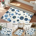 thumbnail image 5 of Blue Polka Dots Entryway Rug 2'x3'&nbsp; Non Slip Front Door Mats, Modern Abstract Art Entrance Rugs Indoor Outdoor Carpet, Washable Floor Mats Small Area Rug for Bedroom Kitchen, 5 of 8
