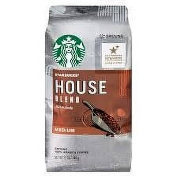 Starbucks Medium House Blend Ground Coffee 12oz (Pack of 6)
