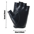 thumbnail image 5 of SIEYIO PU Cycling Fingerless Glove Outdoor Driving Motorcycle Half Finger Glove, 5 of 10