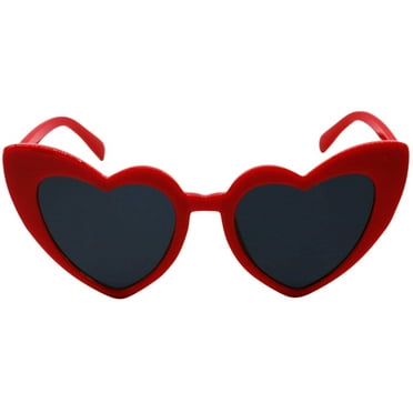 Red Heart Cat-Eye Sunglasses (Each)