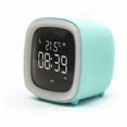 thumbnail image 3 of The cute blue deer cartoon smart alarm clock is specially designed for children and students. It comes with a silent light, 3 of 4