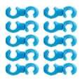thumbnail image 2 of Eigraketly 10 piezas Clips de cable de freno de bicicleta Abrazaderas de línea giratoria tipo S Azul Azul 20piezas, 2 of 6