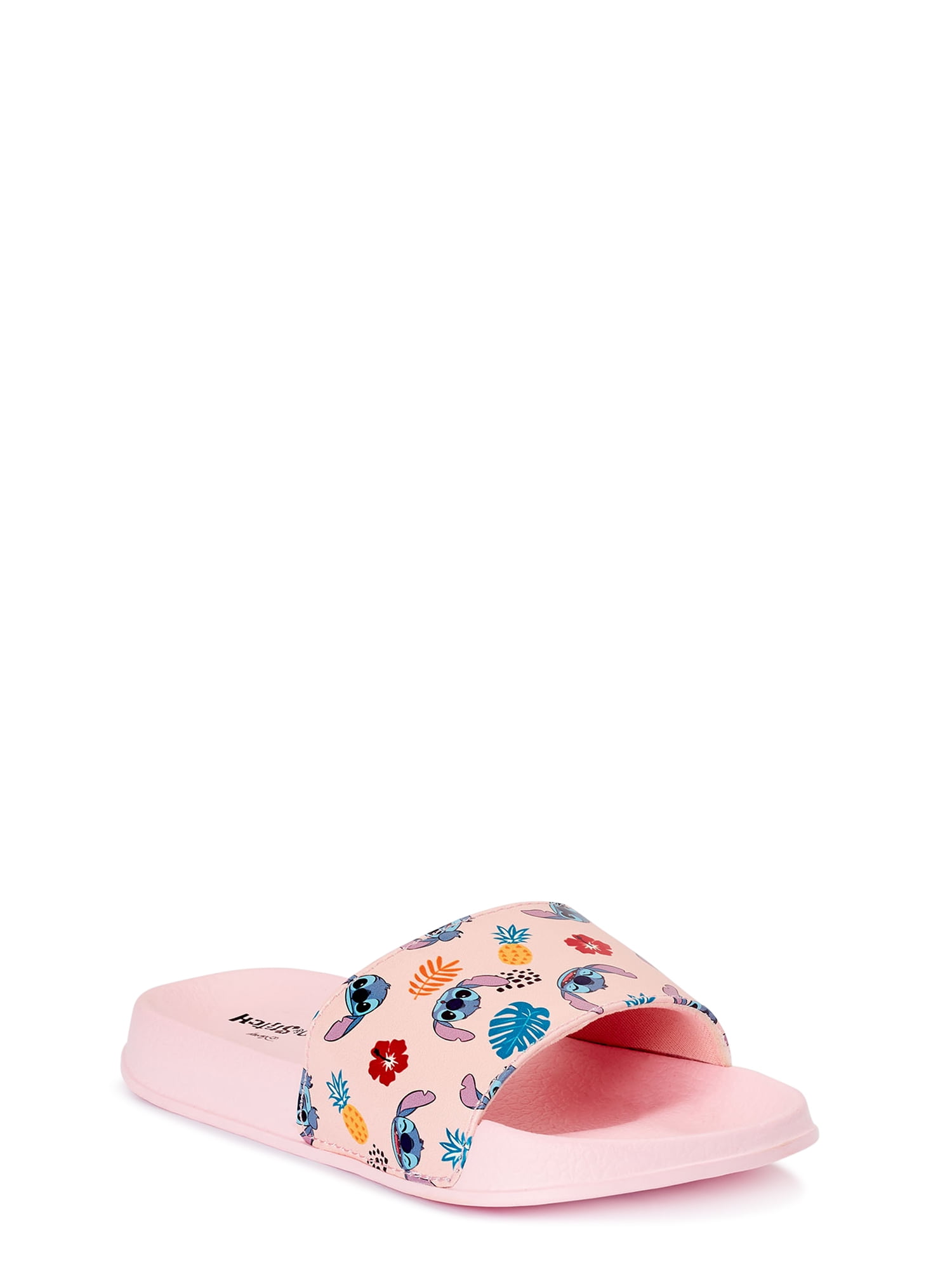 Stitch Girls' Tropical Slide Sandals - Walmart.com