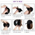 thumbnail image 5 of Gorra de béisbol con extensiones de cabello, peinado de Bob corto y recto, sombrero de peluca extraíble ajustable para mujer y niña Vhermosa CPB-DE-LYY81-2, 5 of 5