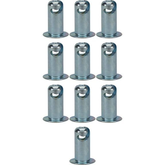 Speedway Motors Steel Oval Head Quarter Turn Panel Fasteners, .700 Inch Grip Length, Cadmium Plated Hardware for Body Panels, Hoods, Doors and Tilt Fronts, 10 Pack