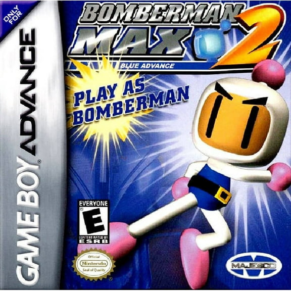Restored Bomberman Max 2: Blue Advance (Nintendo Game Boy Advance, 2002) (Refurbished)