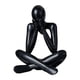 thumbnail image 3 of Figura abstracta escultura figura decorativa artesanía estatua moderna ornamento de escritorio para mesa centro de mesa decoración del hogar Negro, 3 of 8