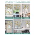 thumbnail image 5 of Yellow Rose Tie Up Curtains for Windows 63 Inch Length Balloon Curtains Kitchen Adjustable Balloon Window Shade Vintage Country Botanical Floral Vines Tie Up Valance Bathroom Curtain Window 42"x63", 5 of 6