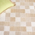 thumbnail image 6 of SAFAVIEH Courtyard Raeyln Checkered Indoor/Outdoor Area Rug, Natural/Beige, 8' x 10', 6 of 10