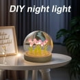 thumbnail image 5 of Artificial Tulip Flower Night Light Led Bedside Lamp Christmas Gifts Lamp Decorations (Purple), 5 of 10