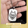thumbnail image 3 of FESTFENDS Men's Pendants Titanium Steel 1Pcs Wearable Punk Style Birthday Party, 3 of 7