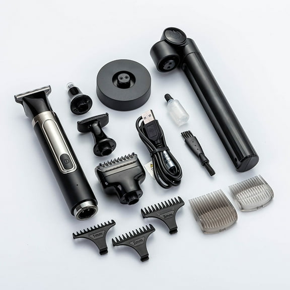 4-in-1 men's shaving and scissor set back shaver folding telescopic pole shaver razor nose hair trimmer