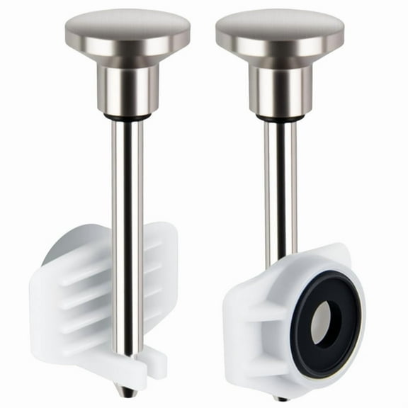 2-Pack Universal Tub Spout Diverter Repair Kit, Leak-Proof Bathtub Faucets Repair Replacement Parts Brushed,2-pack * universal tub spout diverter repair kit,Brushed