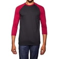 thumbnail image 1 of Victorious Men's Baseball Raglan T-Shirt 3/4 Sleeves Jersey, 1 of 4
