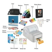 HP Sprocket Panorama Portable Photo Printer, ZINK Zero Ink Technology, Bluetooth, 2-inch Prints