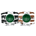 thumbnail image 1 of Pulsera de cuerdas de cuero Unbranded Dewdrop planta de hoja de la naturaleza, 1 of 3