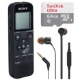 thumbnail image 1 of Grabadora de voz digital Sony ICDPX370 con auriculares y 64 GB, 1 of 5