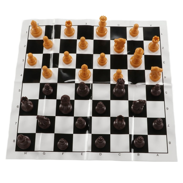 Six Black Simple Chess Pieces Chess, International Chess, Piece