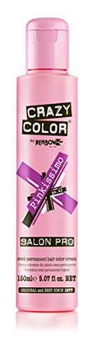 Crazy Color Semi Permanent Hair Color Cream, 150ML (Pinkissimo)