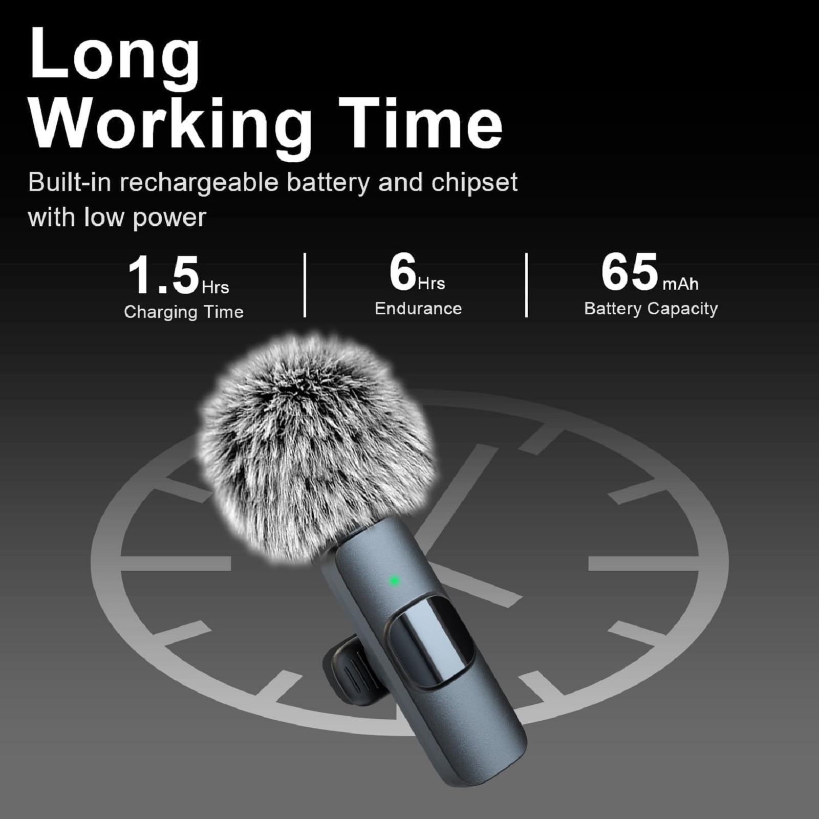 navor Wireless Lavalier Microphone for iPhone 15/16, Android USB-C, iPad, MacBook – Dual Plug & Play Mic for Vlog, Interview, YouTube