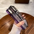 thumbnail image 4 of Magnetic Clear Case for iPhone 13, [Compatible with MagSafe] High-Transparency Clear PC Back TPU Bumper Shockproof Protective Phone Cover Slim Lightweight for iPhone 13 Case, Purple, 4 of 8