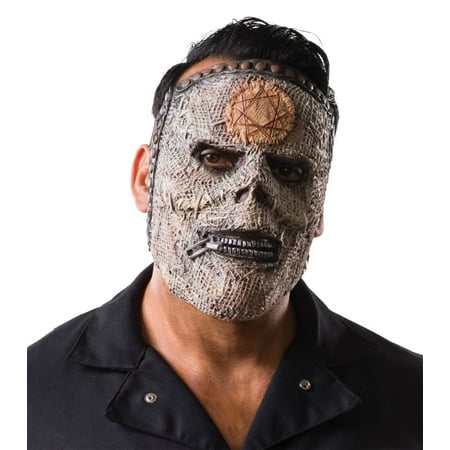 Beige and Ivory Slipknot Bass Men Halloween Mask Costume Accessory