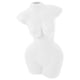 thumbnail image 2 of Stylish Flower Vase Sculpture Figurine Designed For Indoor Outdoor Decoration With White Resin 1Pack, 2 of 4