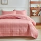 thumbnail image 1 of Juego de funda de cama acolchada lavada de doble cara, 3 piezas, funda de almohada de color liso, ropa de cama de poliéster de 20 x 26 pulgadas, 1 of 6