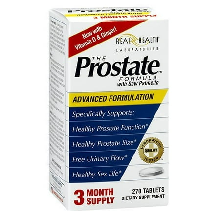 Real Health Laboratories Real Health The Prostate Formula with Saw Palmetto, 270 (Best Saw Palmetto Brand For Prostate)