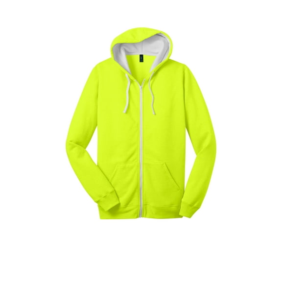 JustBlanks Full Zip Hoodie Cotton Polyester Fleece Long Sleeve Lightweight Drawstring Hooded Sweatshirt