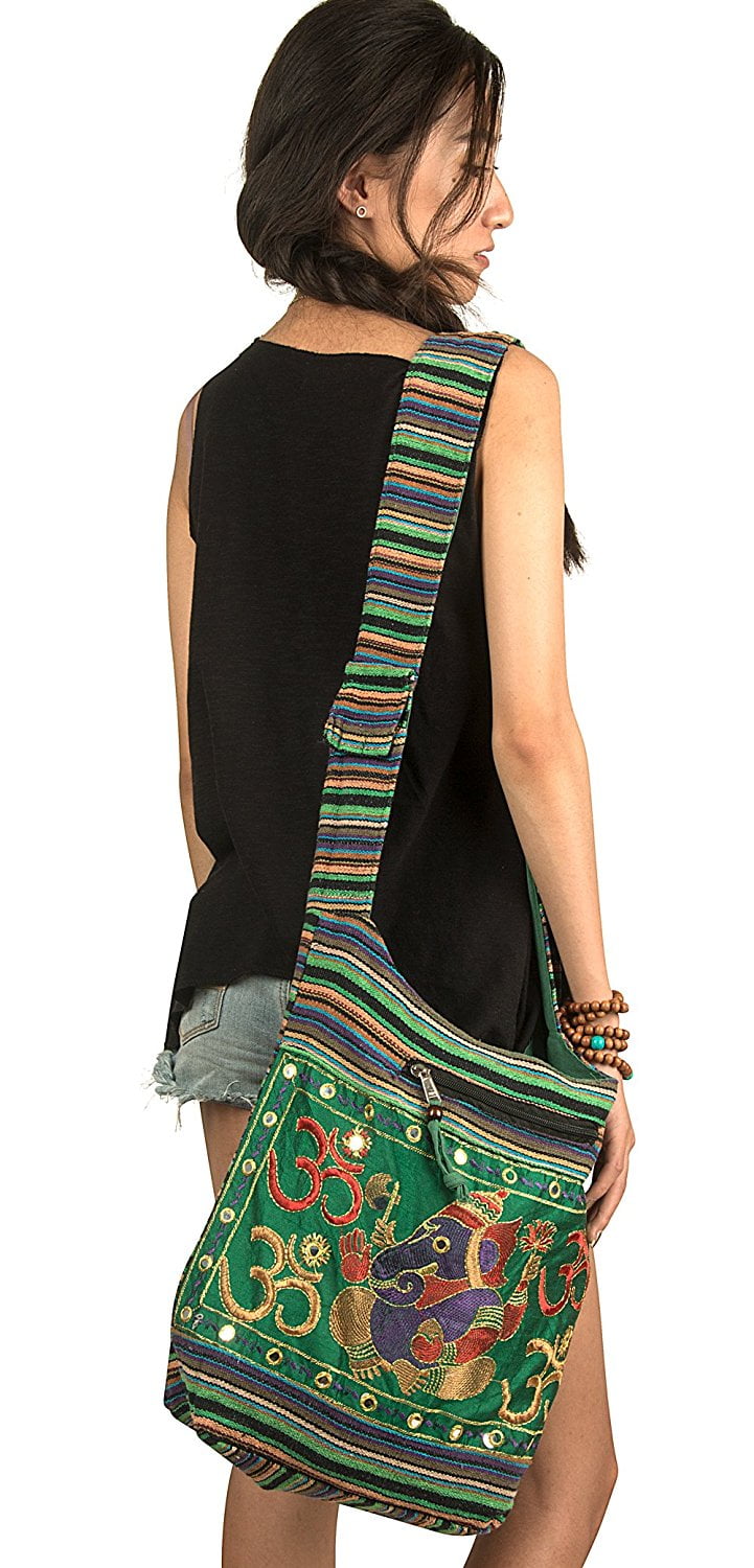 Women Shoulder Handbags Fashion canvas Hippie Crossbody Bags Bohemian Animal Prints Hobo Bags 