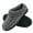 Gray, variant on DL Mens Warm Moccasin House Slippers Memory Foam, Winter Cozy Wool-Like Men's Suede Bedroom Indoor Slippers Non-Slip