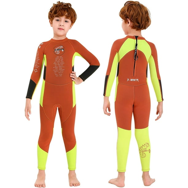 2.5mm Neoprene Swimsuit for Kids Wetsuit Boys Children Full Wetsuit