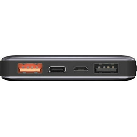 Energizer - Ultimate Lithium 10,000mAh 18W Fast Charge Portable Charger/Power Bank QC 3.0 & PD 3.0 for Apple, Android & USB Devices - Gray