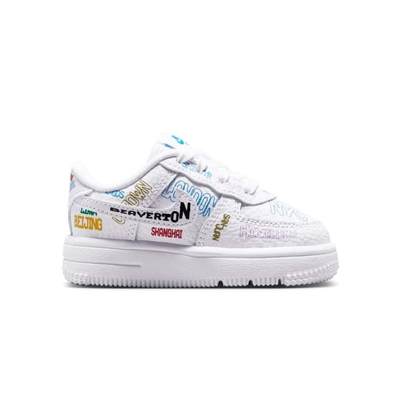Toddler's Nike Air Force 1 Low Lace LV8 3 White/White (IO9738 100) - 4