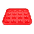thumbnail image 4 of Bandeja para soporte de bolas de billar, soporte para bolas de billar, contenedor resistente al desgaste rojo, 4 of 8