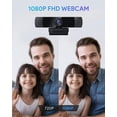 thumbnail image 3 of 1080p Webcam with Dual Stereo Microphones,Full HD USB Desktop Web Computer Camer, 3 of 8