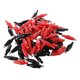 thumbnail image 1 of 100 x Clip de Cocodrilo para Cables de Prueba, Negro / Rojo, 1 of 1