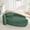 Green, variant on Noble House Thelma 67" Modern Oval Single Lazy Sofa Chair, Space-Saving Bouclé Backrest Lounge Chair, Green