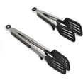 thumbnail image 1 of pinzas de silicona para cocinar, pinzas de cocina de acero inoxidable, 1 of 2