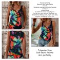 thumbnail image 3 of Camiseta sin mangas con cuello en V para mujer, hermoso Tie Dye, chaleco sin mangas de verano para uso diario, 3 of 6